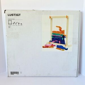 Brand New Discontinued IKEA LUSTIGT Weaving Loom Craft Set in Box